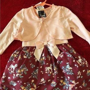 Pink & Violet Toddler Girl dress